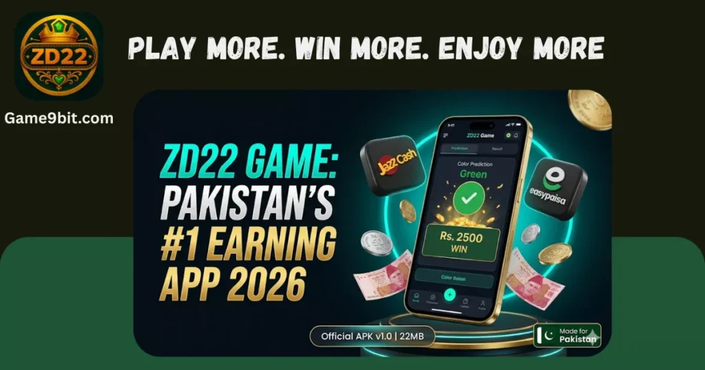 ZD22 game: Pakistan's best-earning gaming app 