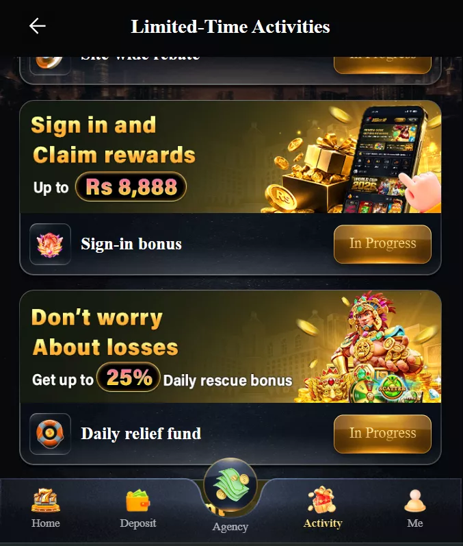 You can receive a welcome  bonus in 222rs game 