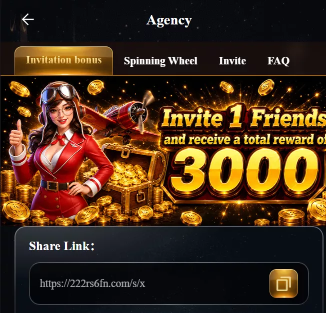 You can make money in 222rs game by inviting friends 