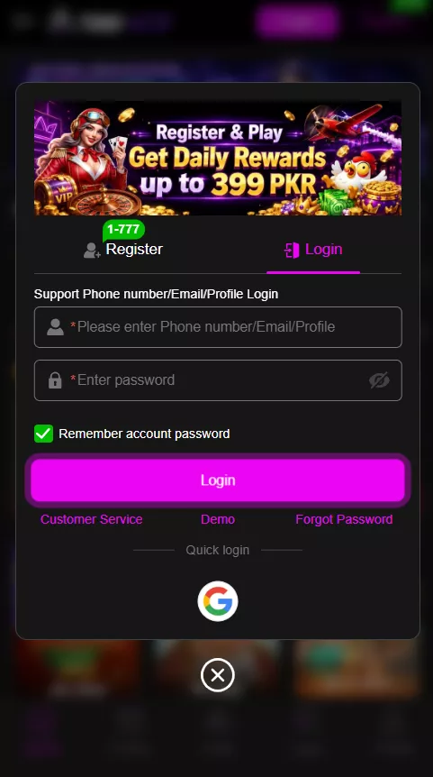 You can easily login in 786ace