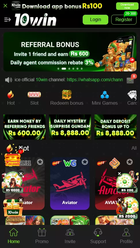 10win is the best new casino game in pakistan 2026