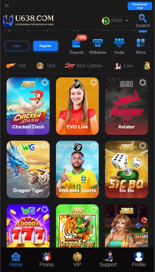 U638 is the new best casino platform you can earn real money
